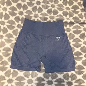 Gymshark Vital Seamless 2.0 Blue Short Size Small